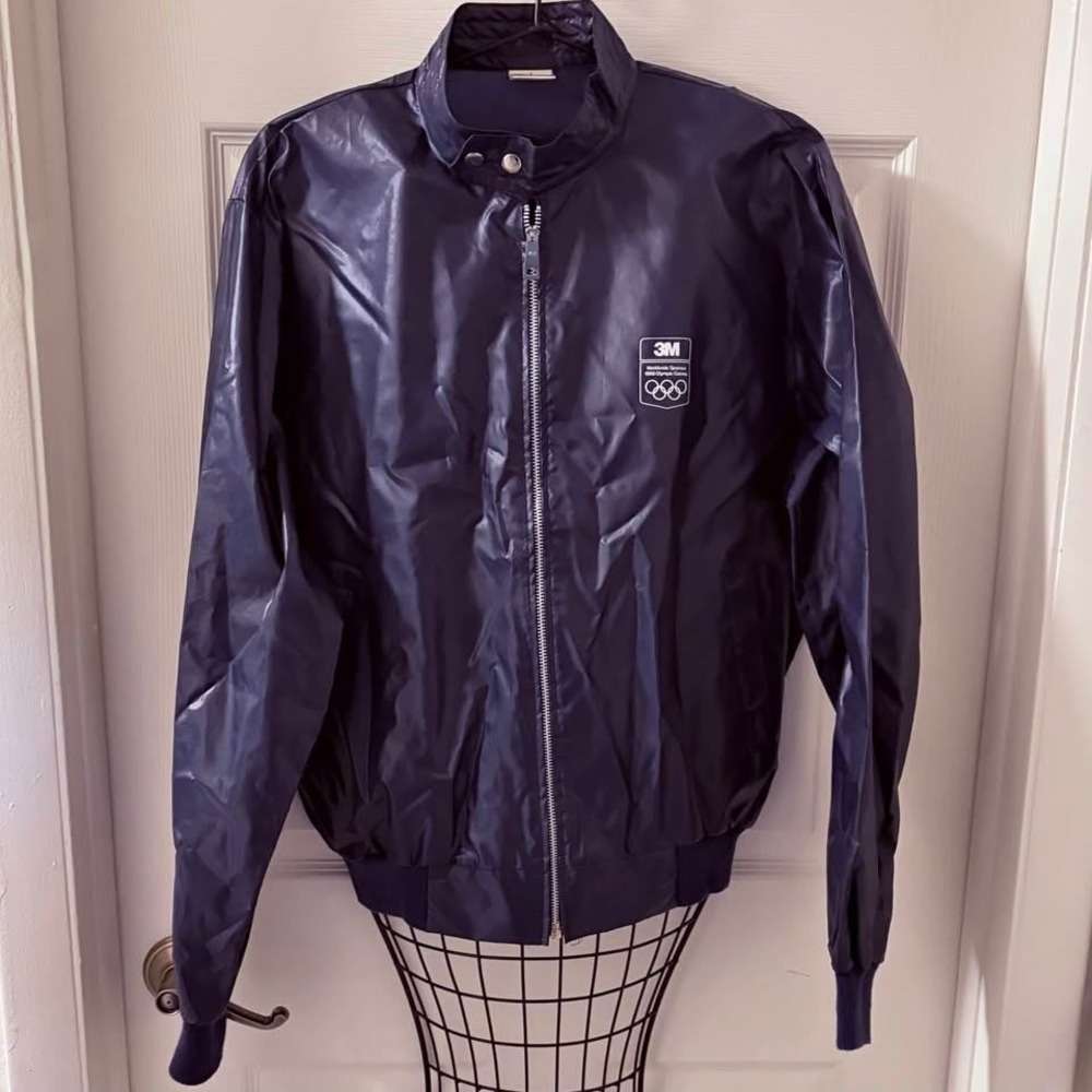 Vintage 1988 3M Olympic Games Travel Lite Nylon Jacket Made in Hong Kong Size L
